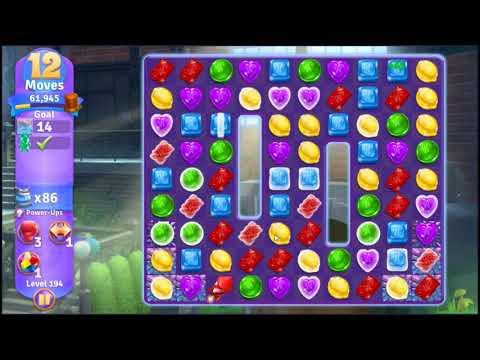 Willy Wonkas Sweet Adventure Level 194 - NO BOOSTERS 🍫 | SKILLGAMING ✔️