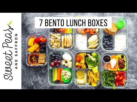 7 (Almost) NO COOK Bento Box Ideas | Vegan Options * Low Carb Options