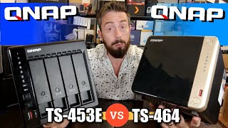QNAP TS-453E vs TS-464 NAS 4-Bay Comparison