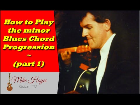 Best Way To Learn Guitar - How To Play The Minor Blues Progression On Guitar (part 1)