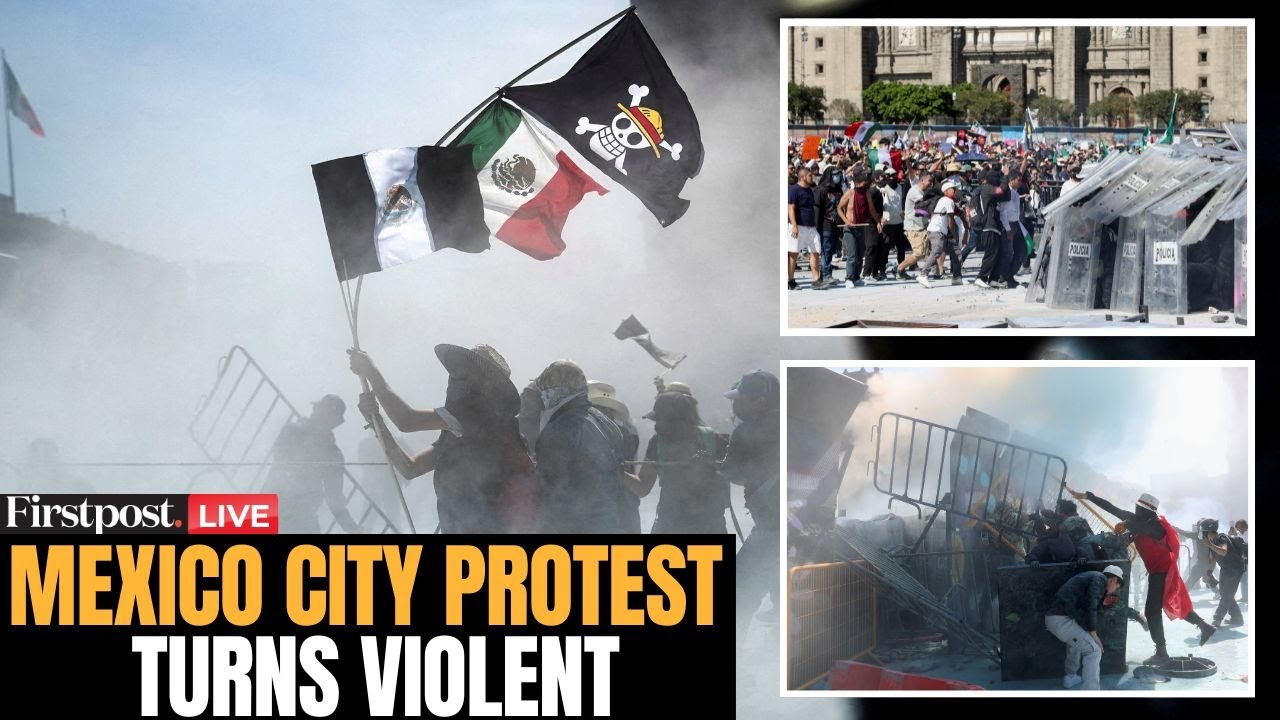LIVE: Mexico Gen Z Protest Over Corruption Turns Violent | Mexico Protests