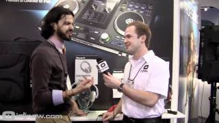 Video thumbnail for Numark Electrowave and Redphone Headphones and Headphone stick at NAMM 2012 with IDJNOW.COM by idjnow