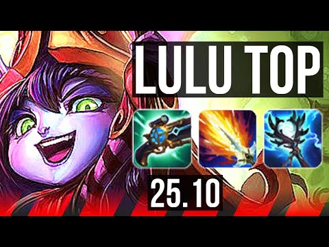 LULU vs SION (TOP) | 47k DMG, 6 solo kills, Legendary | KR Diamond | 25.10