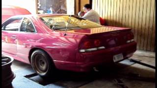 preview picture of video 'Nissan GT-R33 Skyline Dyno Session'