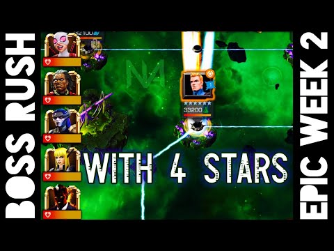 Epic Boss Rush Week 2 - Summer Smackdown Beta With 4 Stars