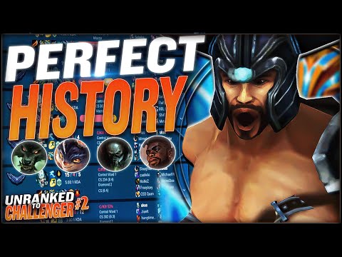 THE BEST UNRANKED TO CHALLENGER MATCH HISTORY¦ Ep.2  ¦ RANGERZX