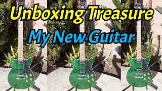 Video thumbnail for Unboxing My New Guitar : Eastwood McGeoch 1000 Transparent Green Yamaha SG1000 Tribute John McGeoch by ZaigonTiger