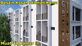 Download lagu Desain Kosan ini Sangat Optimal, Lahan Terbatas tapi bisa 40 Kamar mp3