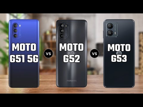 Moto G51 5G vs Moto G52 vs Moto G53