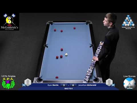 SPA Scottish Under 23s Singles Championship Semi Final - Ryan Martin v Jonathan McDermid