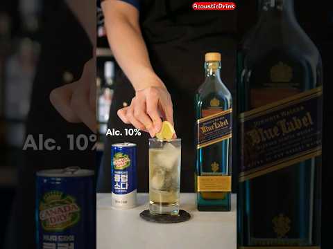 Johnnie Walker Blue lable Highball