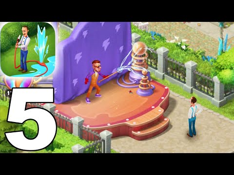 Gardenscapes - Electric Show - Walkthrough  Part 5 - iOS Android