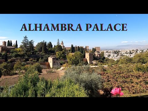 Alhambra Palace and Gardens in Granada, Spain