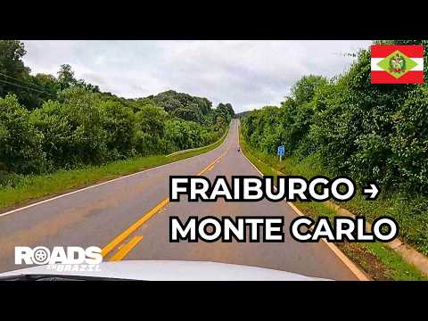 FRAIBURGO - MONTE CARLO | SC-452 | POV Dashcam Drive | Santa Catarina, Brazil