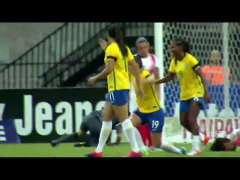 Confira os gols da Seleção Brasileira Feminina contra a Costa Rica, em Manaus