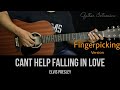 Can't Help Falling in Love - Elvis Presley | EASY Fingerpicking Guitar Tutorial with Chords / Lyrics