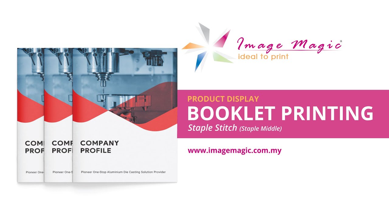 Booklet Printing - Staple Stitch (Staple Middle)