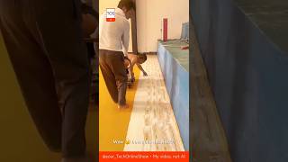 FLOOR MAGIC ✨ how beauty is made! 😲#WOW #Skills #Crafts #Floor #Design #Shorts