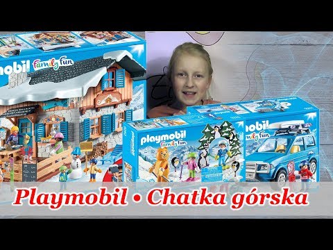 Playmobil Fun & Fun • Chatka górska 9280 & Auto z boxem dachowym 9281 • openbox