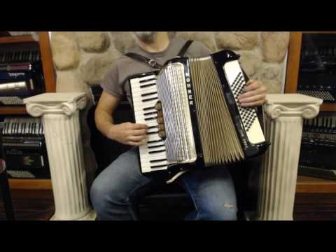 2337 - Black Hohner Concerto III Piano Accordion LMM 34 72 $995