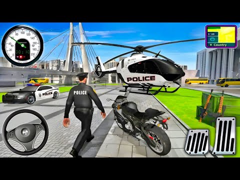 Police Car Chase Simulator 3D Game - Real Cop Cars Driving Simulator 2025 - Android GamePlay