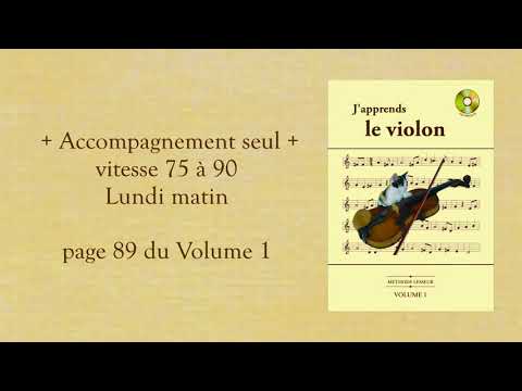 050 Accompagnement seul 75 à 90 Lundi matin