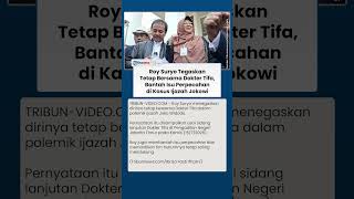 Download lagu Roy Suryo Bantah Ada Perpecahan dengan Dokter Tifa, Tetap Kompak Bongkar Ijazah Jokowi? mp3