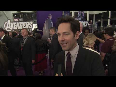 Avengers: Endgame: Paul Rudd "Ant-Man/Scott Lang" Premiere Interview | ScreenSlam