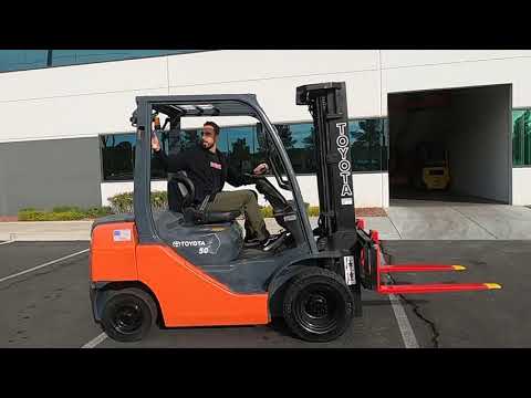TOYOTA 8-Series 8FDU25 5,000lb Diesel #1853 - Forklift for Sale
