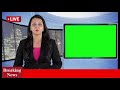 News Anchor Female Green Screen Video Effect The Add The Voice News Us