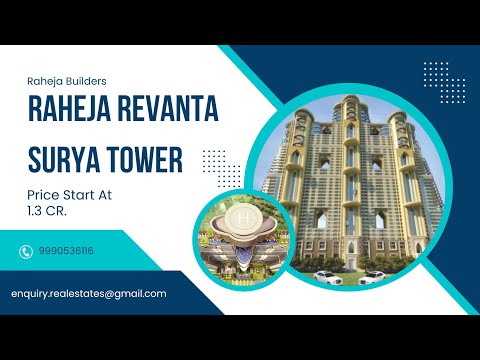 Luxury living at Raheja Revanta Surya Tower | Sector 78 Gurgaon | 9990536116