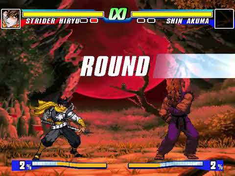 Strider Hiryu (Me) VS Shin Akuma