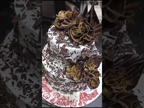 amazing fancy design birthday cake 🎂 #fancycake #tastyfood #cake #viralvideo