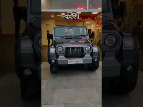 2021 vs 2023 Mahindra thar, which one is best Grey or Black Thar #thar #mahindrathar #tharlover
