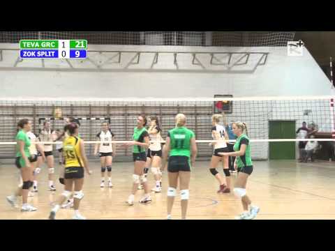 TEVA GRC - ZOK SPLIT 1700 női röplabda mérkőzés (2012.11.02.)