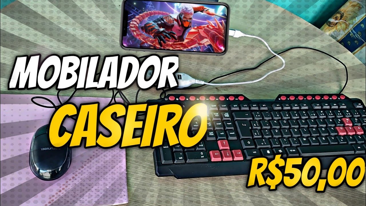 Como transformar seu CELULAR em um PC GAMER?! MOBILADOR CASEIRO!!