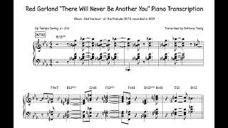 Red Garland "There Will Never Be Another You" Piano Transcription