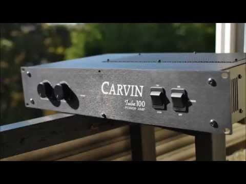 Carvin TUBE 100 Stereo Power Amp Black image 21