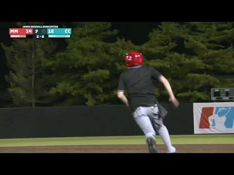 Jerma gets a base hit