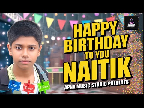 Happy Birthday Naitik | Ai Birthday Song | Birthday Celebration Song | Bollywood Style Birthday Song