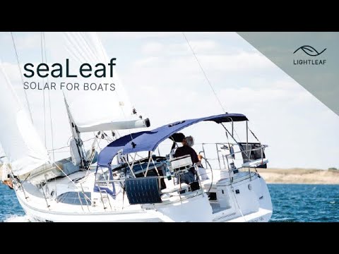 The seaLeaf: easy-install solar panel for any sailboat.