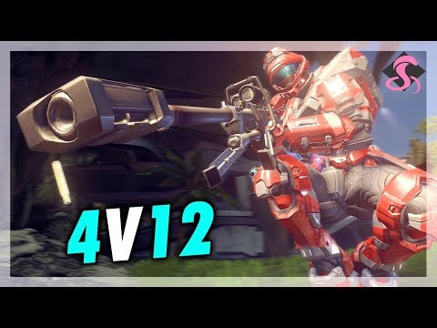 Dominated 4v12 on Apex 7 - Halo 5: Guardians Warzone