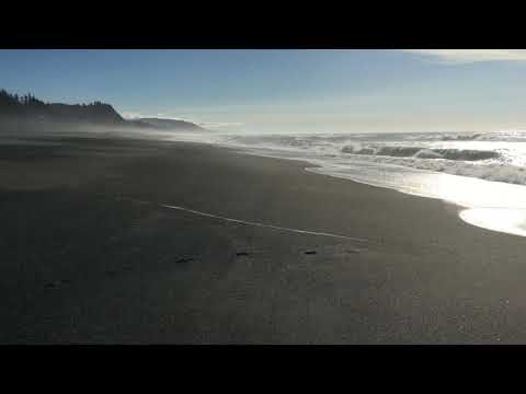 Waves at Gold Bluffs Beach