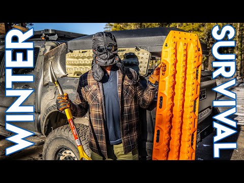 WINTER SURVIVAL TRUCK GEAR - Vehicle Snow/Ice Preparedness Driving KIT / TIPS