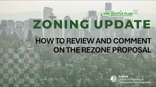 Zoning Update How to Read and Comment on Zoning Map