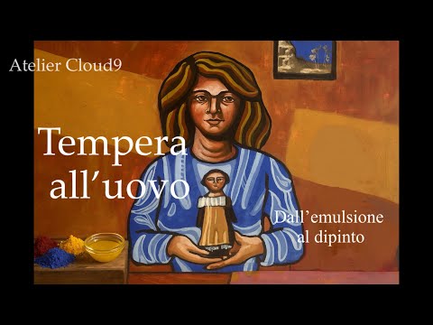 TEMPERA ALL’UOVO - Tutorial in italiano 