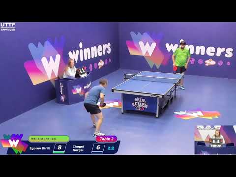 WINners CUP table 2  05.10  Egorov Kirill - Chugai Sergei  22:30