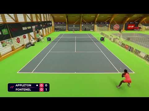 Emily Appleton 2 vs Chelsea Fontenel Q16 W75 Petange 16 November 2025 Luxembourg