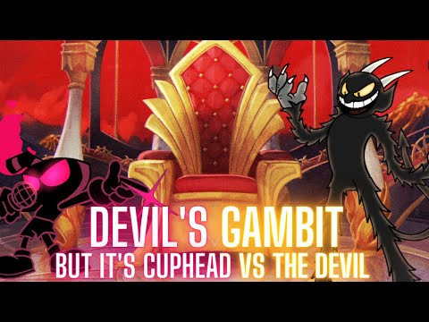 (INDIE CROSS) Devil's Gambit But It's Cuphead VS The Devil | FNF Cover