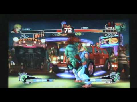 "Riga Goes Fighting"  Super Street Fighter IV Finals - Yagami vs Denny Diore (Part 1)